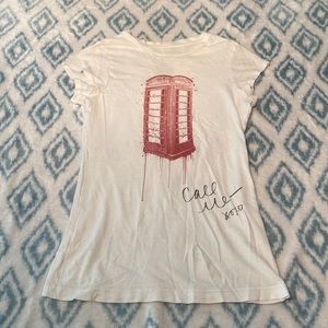 Miley Cyrus & Max Azria “Call Me” shirt